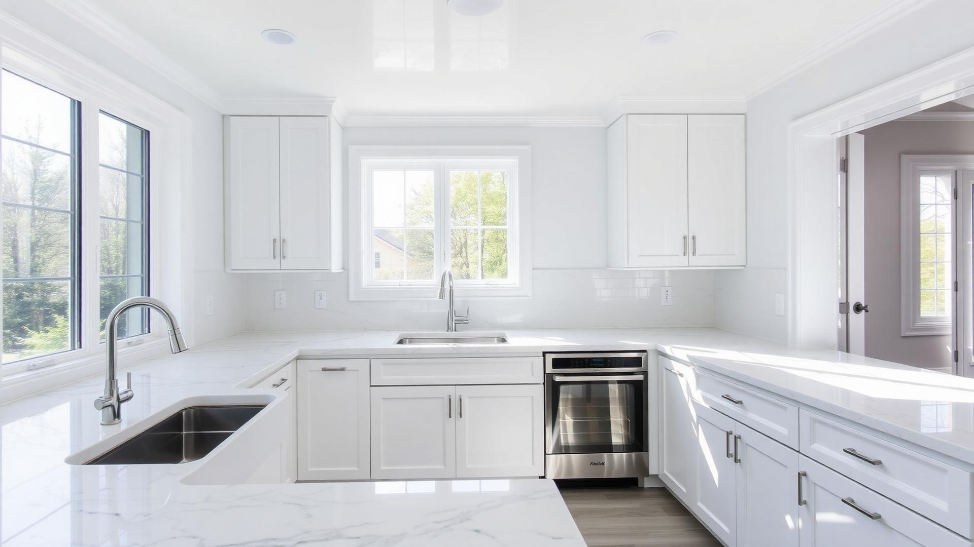 A freshly cleaned kitchen in a Richmond home